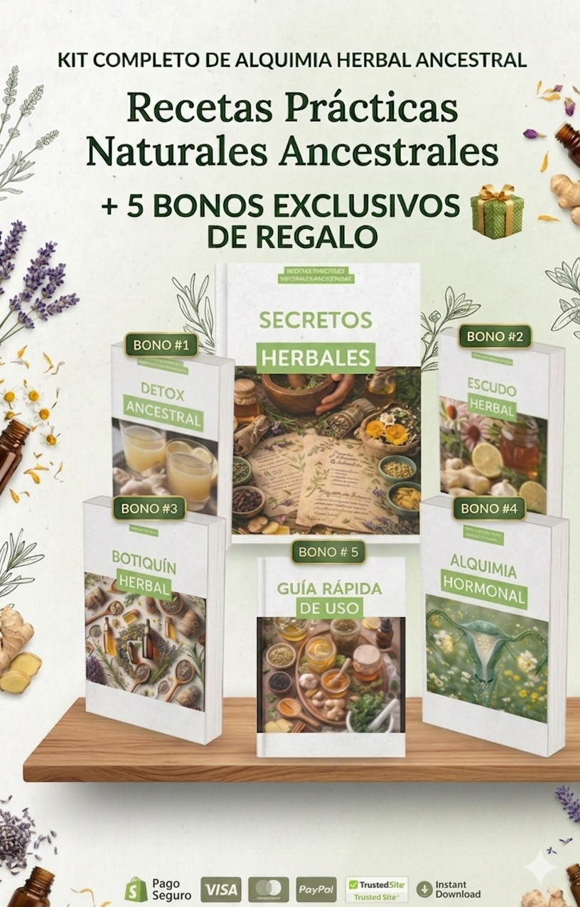 “Transformá tu salud desde adentro con más de 150 recetas ancestrales adaptadas a la vida moderna"